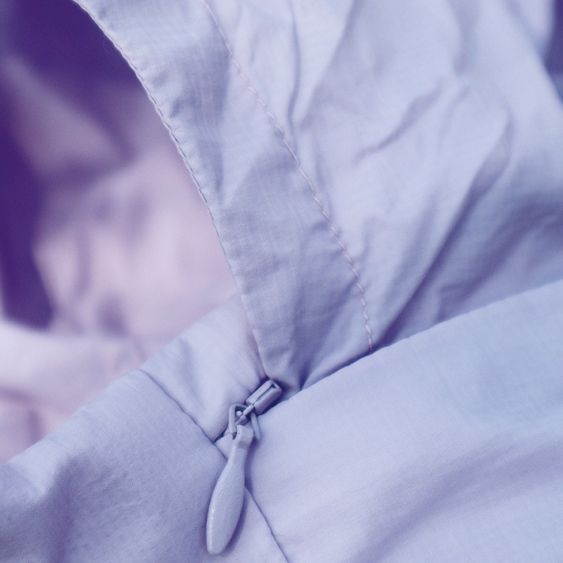 山林MOUNTNEER 女款抗UV輕量外套 51J08 粉紫 防曬外套 可收納外套 OUTDOOR NICE-細節圖7