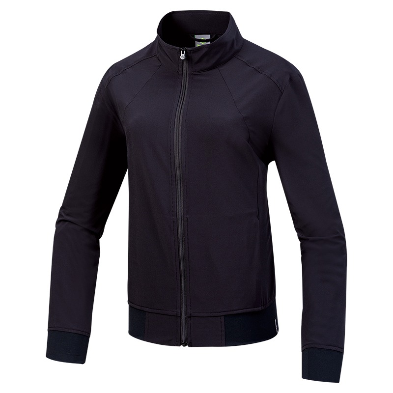 山林MOUNTNEER 女款立領彈性抗UV短版外套 51J20 黑色 排汗外套 防曬外套 OUTDOOR NICE-細節圖2