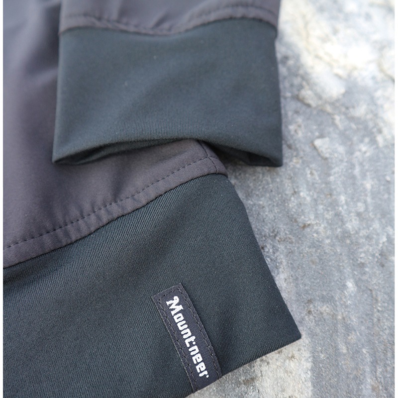 山林MOUNTNEER 女款立領彈性抗UV短版外套 51J20 黑色 排汗外套 防曬外套 OUTDOOR NICE-細節圖5