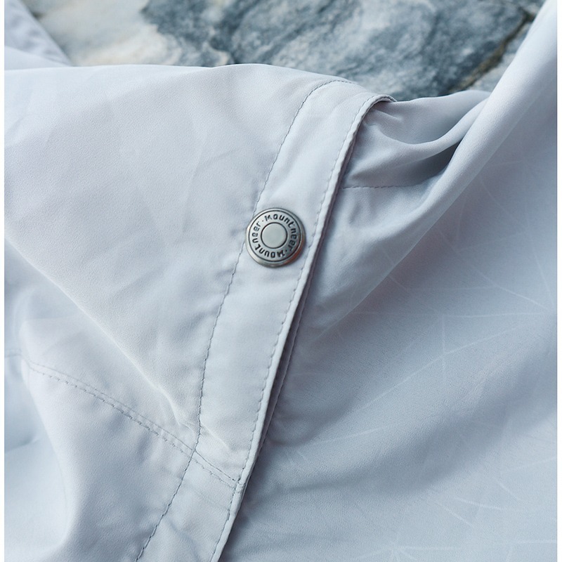 山林MOUNTNEER 女款透氣抗UV外套 51J10 銀灰 防曬外套 可收納外套 OUTDOOR NICE-細節圖6