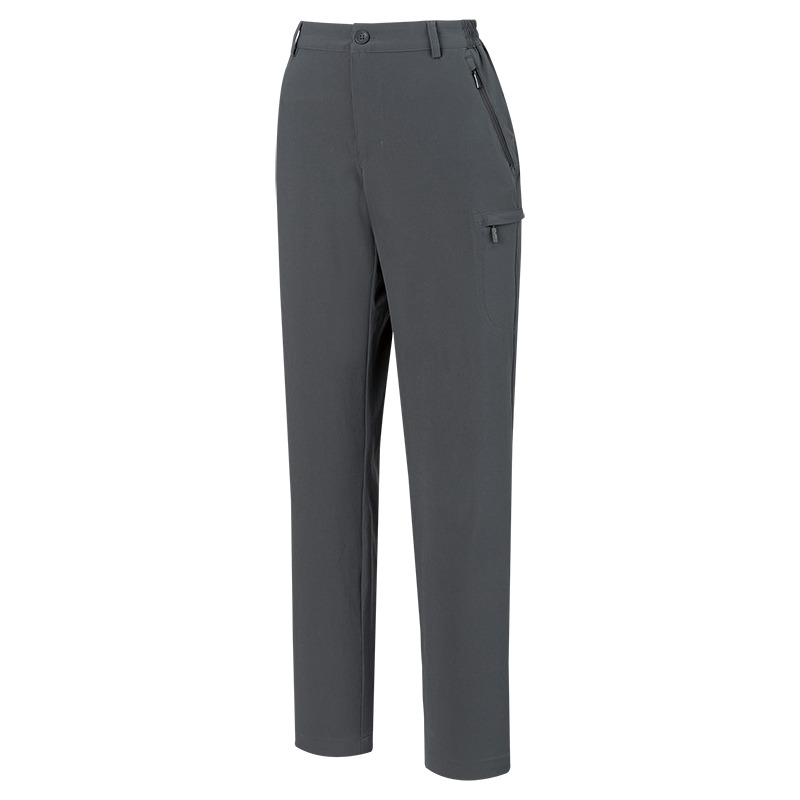 山林MOUNTNEER 女款彈性抗UV防蚊長褲 51S18 深灰 排汗褲 機能褲 登山露營 OUTDOOR NICE-細節圖2