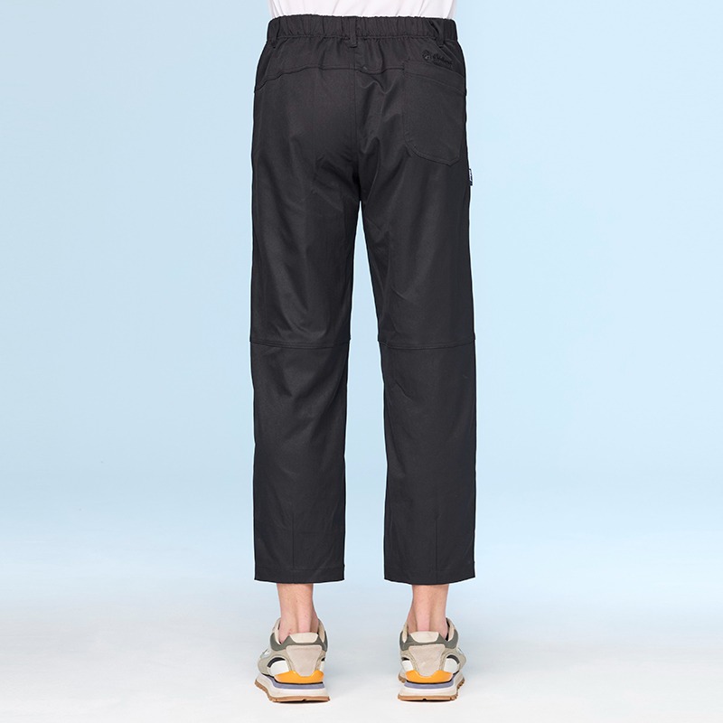 荒野WILDLAND 中性彈性錐型機能寬褲 0B31350 墨灰色 休閒寬褲 錐型褲 OUTDOOR NICE-細節圖3