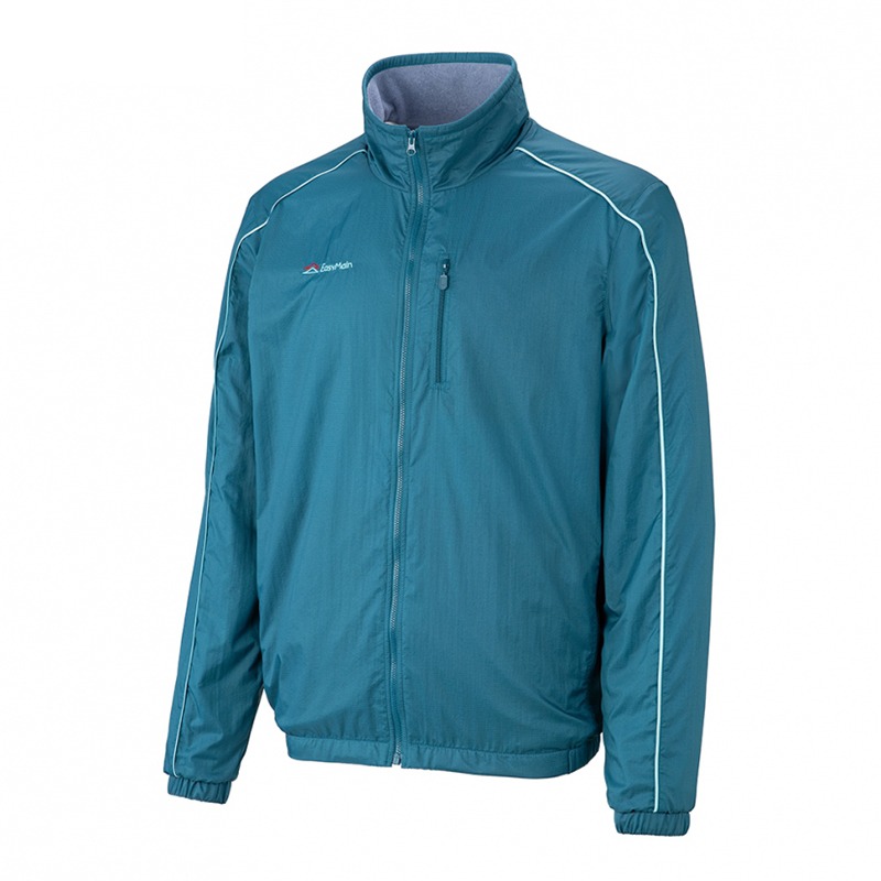 衣力美EASYMAIN 男款輕暖透氣防風雙層外套 DE24501 保暖外套 Polartec OUTDOOR NICE-細節圖2