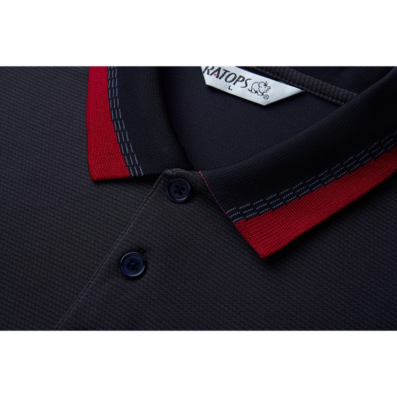 瑞多仕RATOPS 男款THERMOLITE保暖排汗POLO衫 DB6074 霰灰色 OUTDOOR NICE-細節圖4