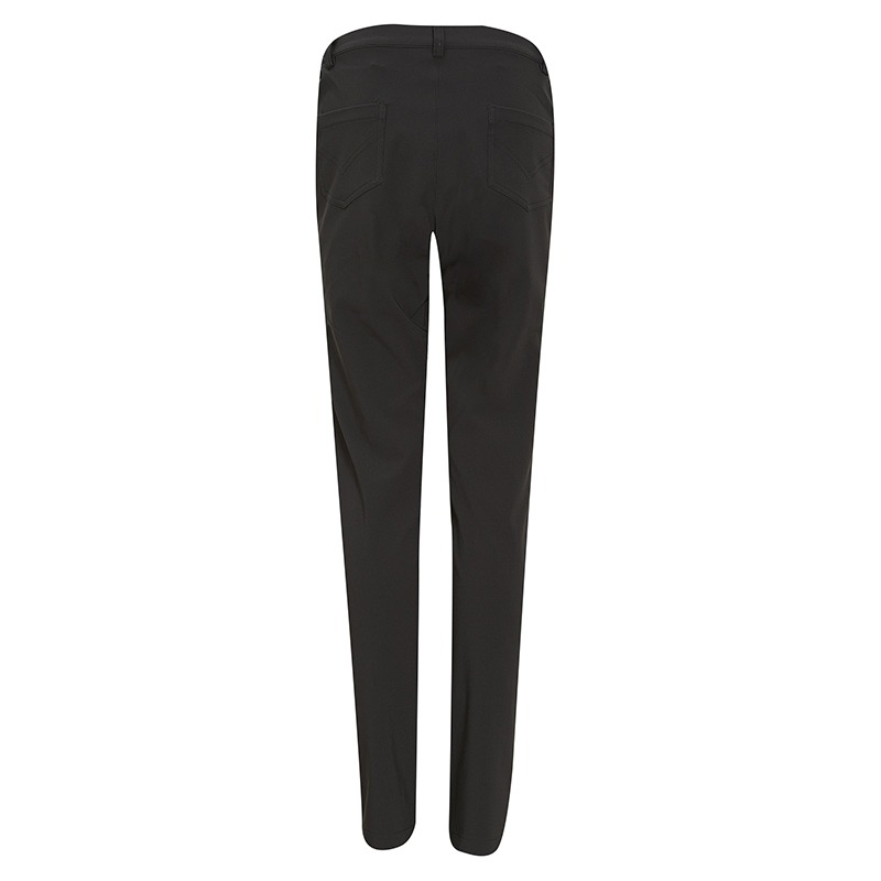 瑞多仕RATOPS 女款彈性保暖長褲 修長款 DA3745 正黑色 休閒長褲 薄磨毛長褲 OUTDOOR NICE-細節圖3