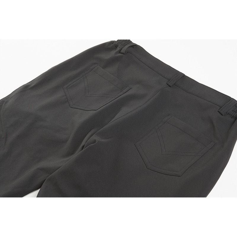 瑞多仕RATOPS 女款彈性保暖長褲 修長款 DA3745 正黑色 休閒長褲 薄磨毛長褲 OUTDOOR NICE-細節圖5