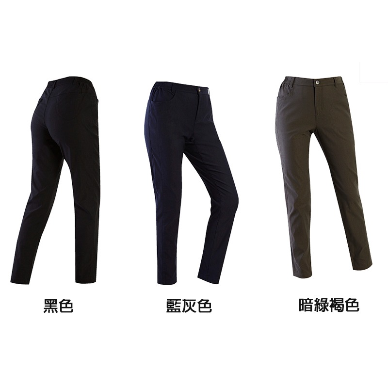 瑞多仕RATOPS 女款彈性刷毛長褲 修長版 DA3714 藍灰色 保暖褲 防寒褲 刷毛褲 OUTDOOR NICE-細節圖3