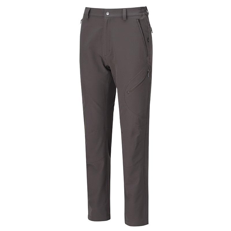 維特FIT 男款磨毛防潑彈性多口袋保暖褲 PW1803 栗色 保暖長褲 休閒長褲 磨毛長褲 OUTDOOR NICE-細節圖2