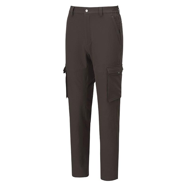 維特FIT 男款磨毛防潑彈性多口袋保暖褲 PW1805 黑咖啡 保暖長褲 休閒長褲 磨毛長褲 OUTDOOR NICE-細節圖2