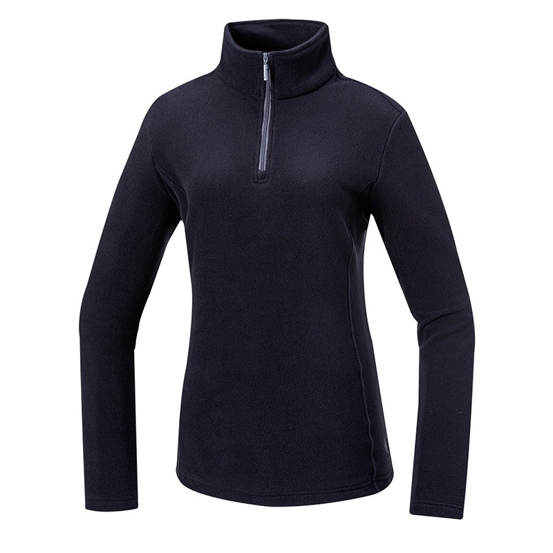 山林MOUNTNEER 女款刷毛保暖上衣 52F02 黑色 厚刷毛上衣 中層衣 蓄熱保暖 OUTDOOR NICE-細節圖2