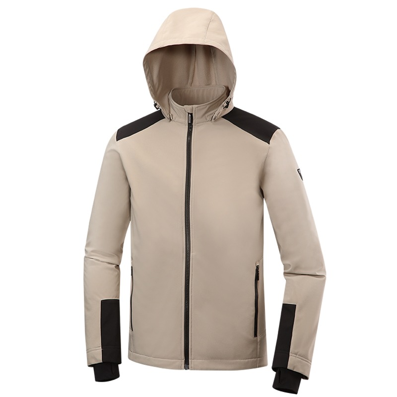 山林MOUNTNEER 款輕量防風 SOFT SHELL外套 42J13 奶茶色 軟殼外套 OUTDOOR NICE-細節圖2