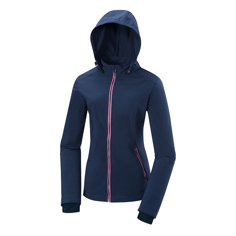 山林MOUNTNEER 女輕量防風SOFT SHELL外套 M12J02 藍紫 軟殼衣 保暖衣 OUTDOOR NICE-細節圖2