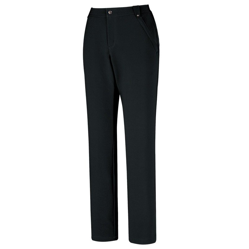 山林MOUNTNEER 女款SOFT SHELL小直筒保暖褲 黑色 42S16 軟殼褲 上班褲 OUTDOOR NICE-細節圖2