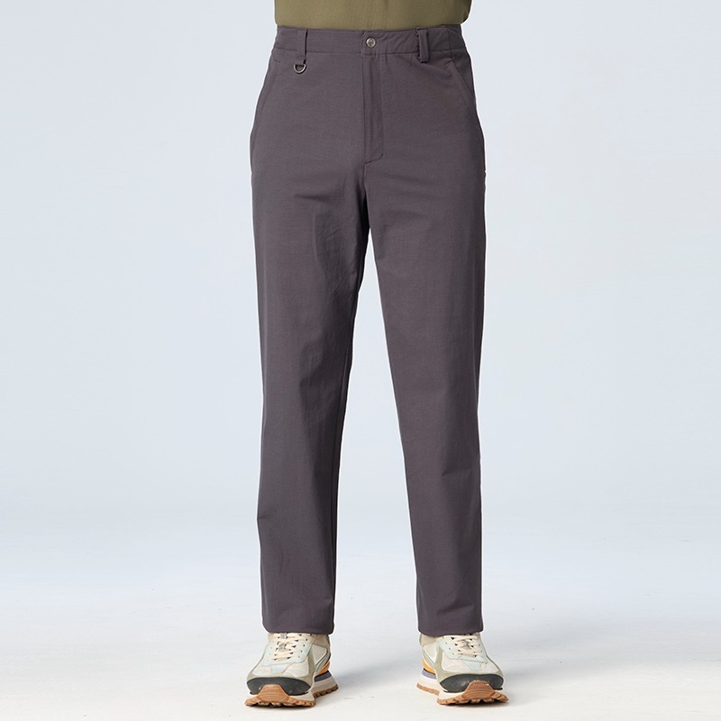 荒野 WILDLAND 男款四彈防潑水三季功能褲 0B32302 慕尼灰 上班褲 休閒褲 OUTDOOR NICE-細節圖2