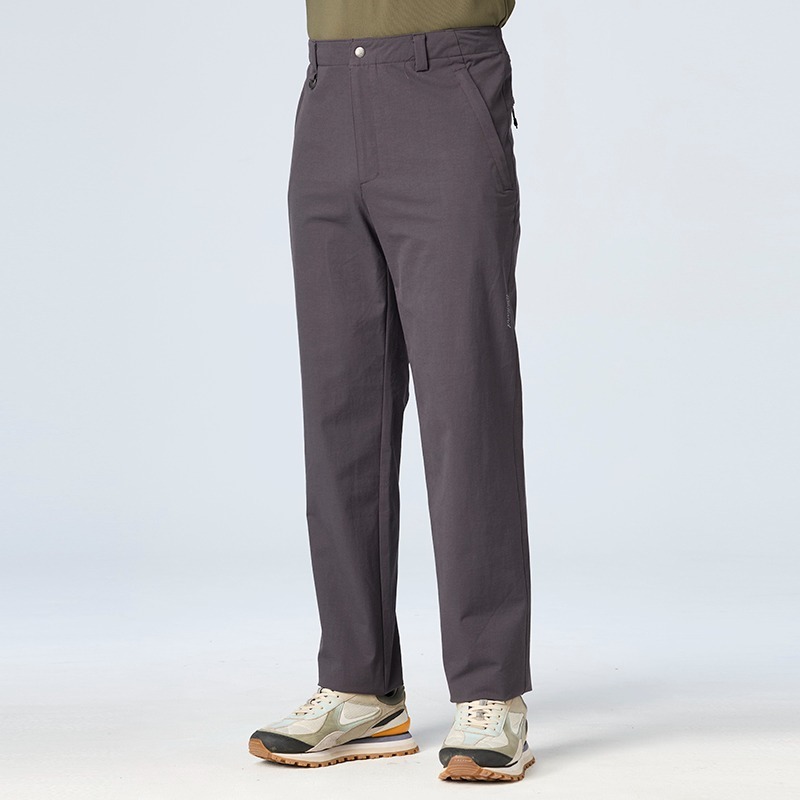 荒野 WILDLAND 男款四彈防潑水三季功能褲 0B32302 慕尼灰 上班褲 休閒褲 OUTDOOR NICE-細節圖3