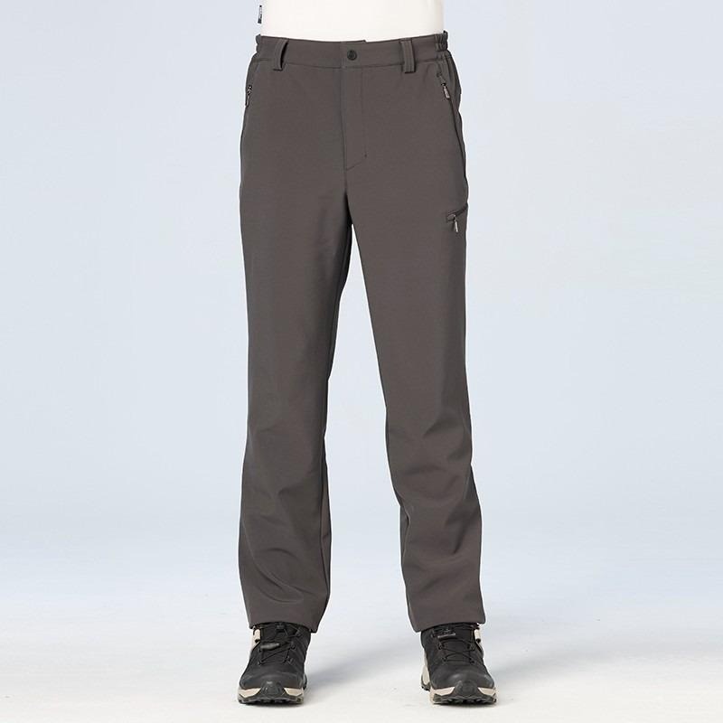 荒野 WILDLAND 男款山旅側袋保暖軟殼褲 0B32332 礦岩石 保暖褲 防風防潑 OUTDOOR NICE-細節圖2