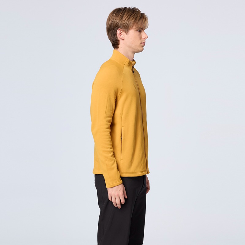荒野 WILDLAND 男款stretch輕量超暖中層外套 0B32610 藤黃色 四彈 透氣 OUTDOOR NICE-細節圖3