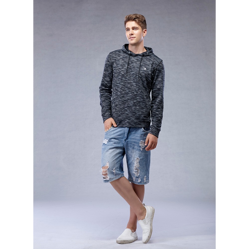 名典 Spar 男款萊卡迷彩刷毛連帽T恤 二色 SA106992 SA106993 保暖帽T OUTDOOR NICE-規格圖3