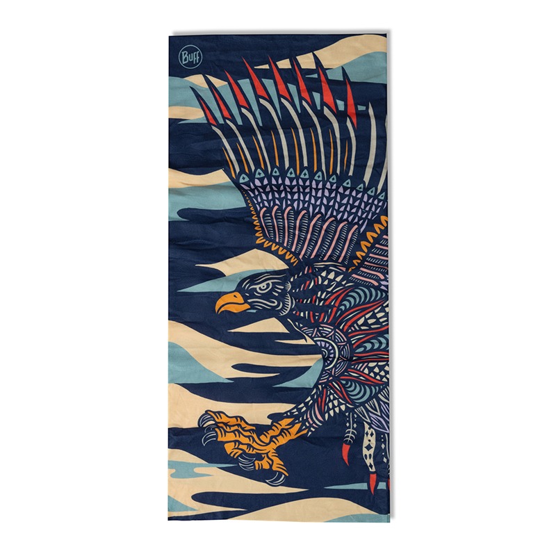 西班牙BUFF 經典頭巾 original Plus 翱翔雄鷹 136833-555 四彈排汗 OUTDOOR NICE-細節圖3