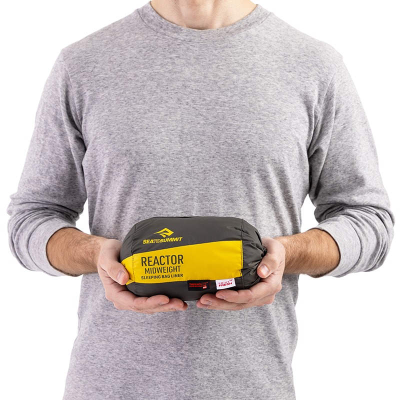 SEA TO SUMMIT Reactor 增溫睡袋內套 6℃ 鯨魚灰 標準版 STS0533 OUTDOOR NICE-細節圖6
