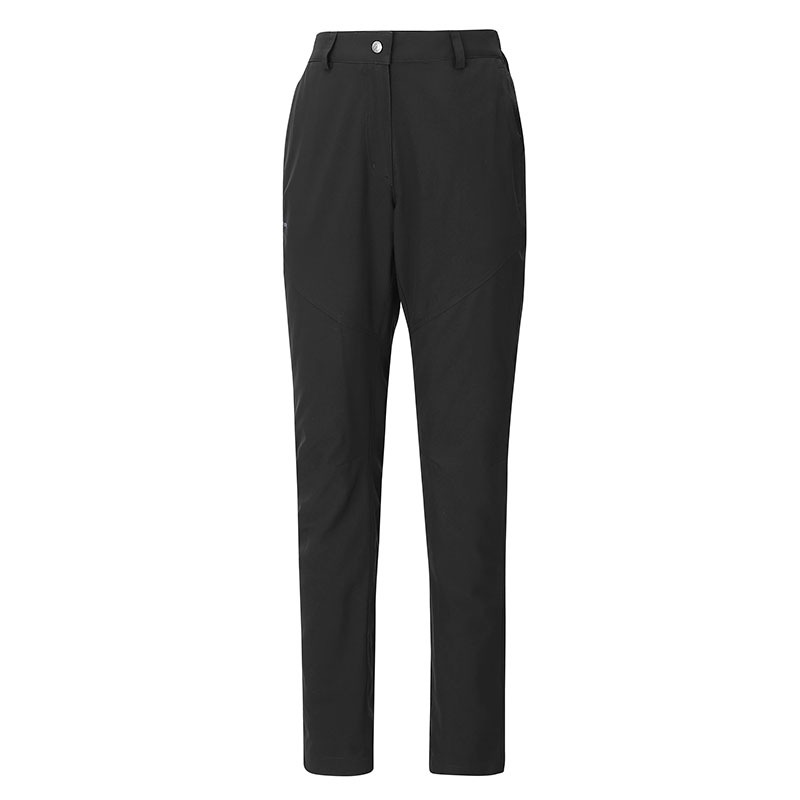 維特FIT 女款防潑水透氣四面彈性修身褲 QS2803 經典黑 排汗長褲 防曬長褲 休閒長褲 OUTDOOR NICE-細節圖2