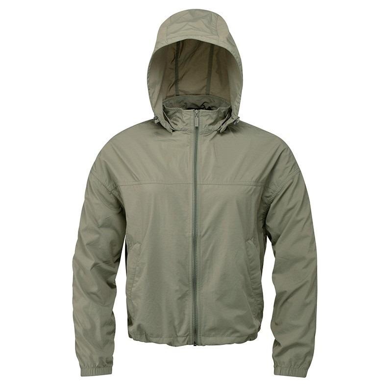 山林MOUNTNEER 中性透氣抗UV寬鬆短版外套 51J13 橄綠色 防曬外套 排汗外套 OUTDOOR NICE-細節圖2