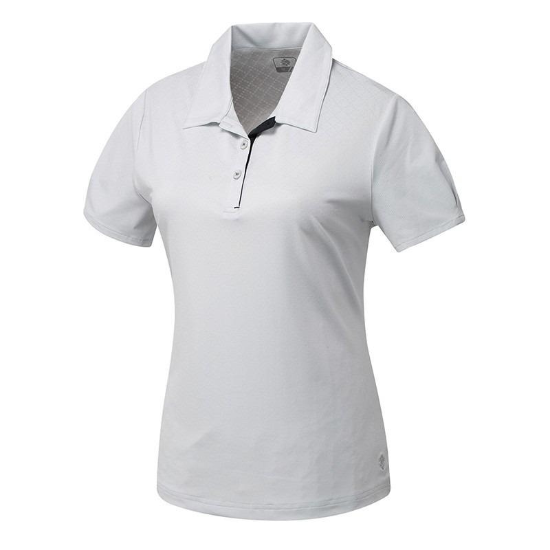 山林MOUNTNEER 女款防蚊透氣排汗上衣 51P60 銀灰 排汗POLO 休閒服 排汗衣 OUTDOOR NICE-細節圖2
