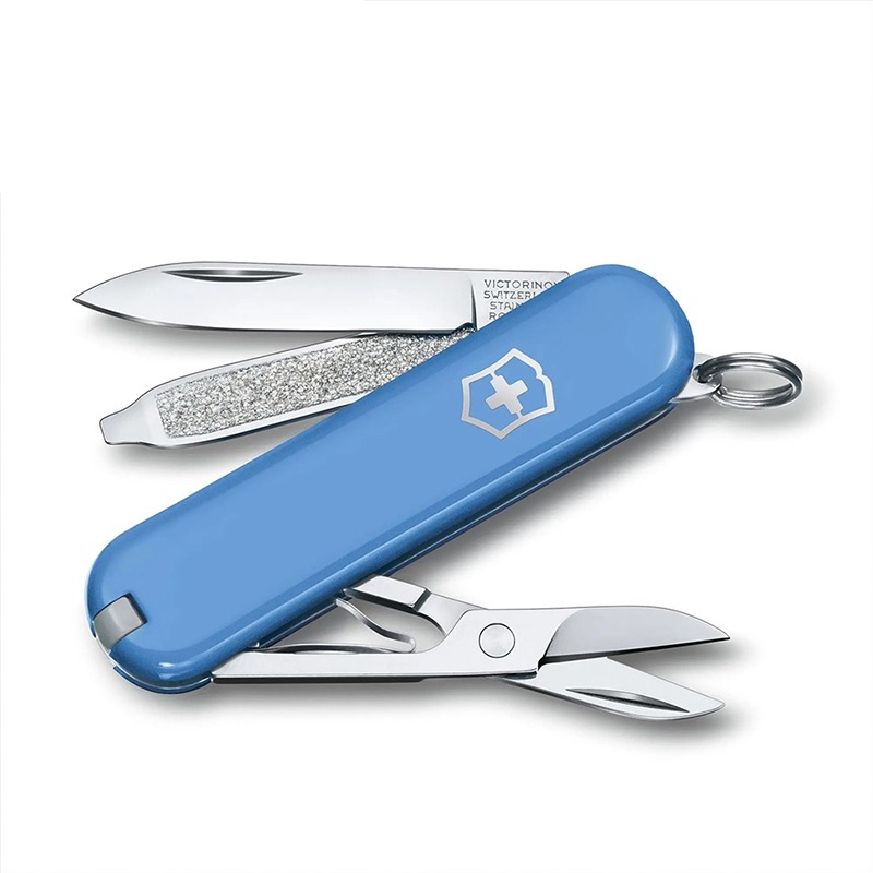瑞士維氏 VICTORINOX 經典款7功能 58mm 瑞士刀 天空藍 0.6223.28G OUTDOOR NICE-細節圖2