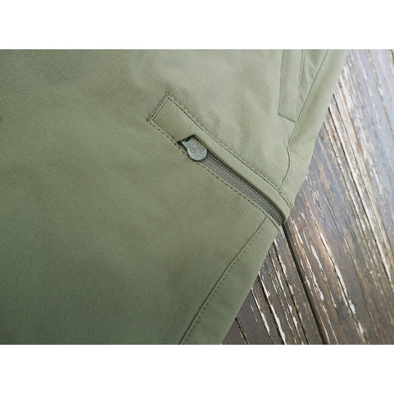 山林 MOUNTNEER 男款四彈保暖長褲 雙側袋 M12S13︱防潑水 內磨毛 吸濕排汗 OUTDOOR NICE-細節圖3