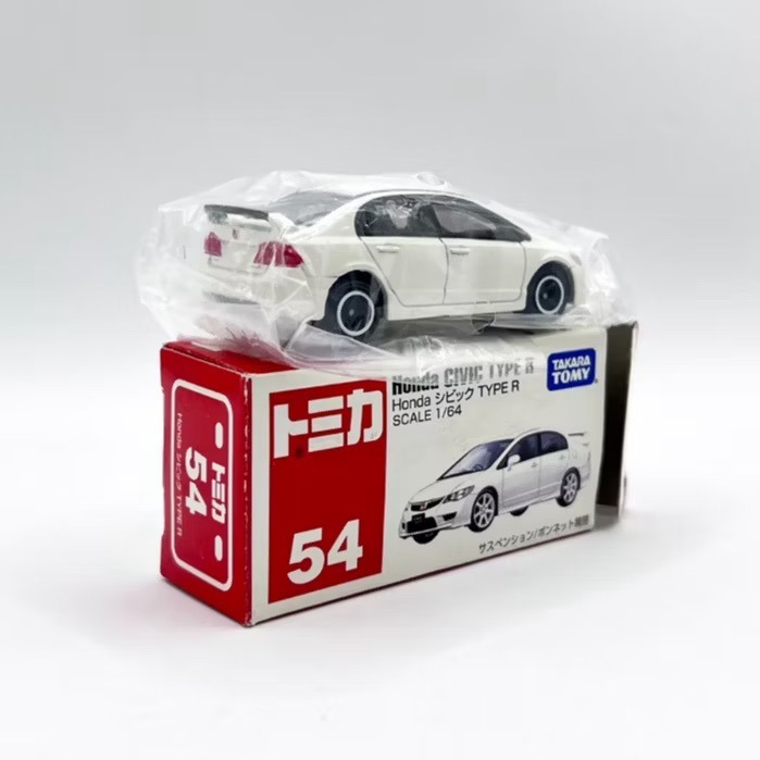TOMICA 多美小汽車 NO.54 TL 0098 本田 Honda civic Type-R 膠胎 兩台一組 絕版-細節圖9