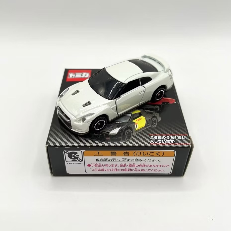 TOMICA 日版 多美小汽車 NISSAN/Rの系譜 日產 GTR GT-R R35 白色 絕版-細節圖2