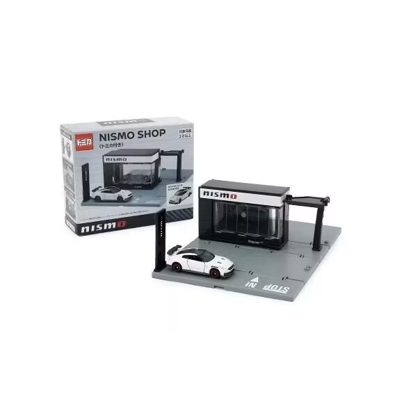 TOMICA 日版 多美小汽車 2024 NISMO SHOP 場景組 + GT-R R35 停車場 場景 限定 全新-細節圖5