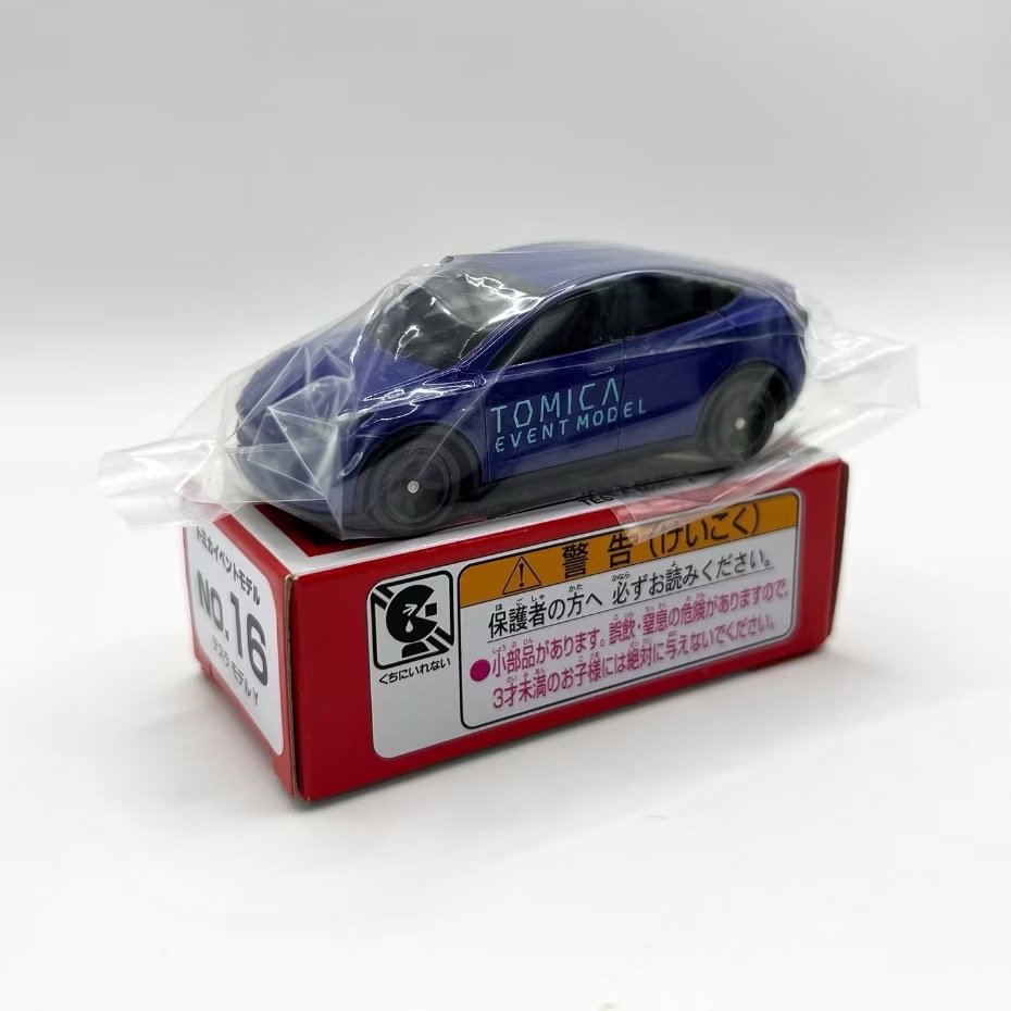 TOMICA 日版 多美小汽車 會場限定 TEM 一星 NO.16 特斯拉 Model Y 全新-細節圖2
