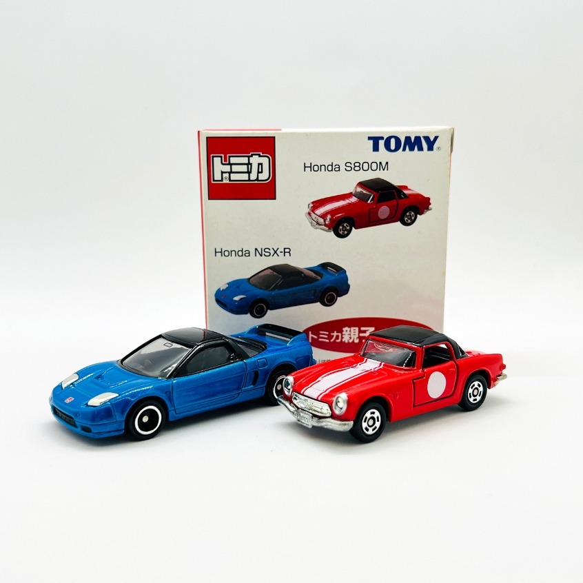 TOMICA 日版 多美小汽車 玩具反斗城限定 親子2台 Honda NSX NSX-R 本田 S800 絕版-細節圖2
