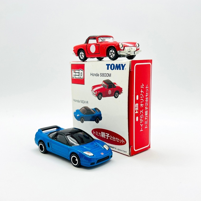 TOMICA 日版 多美小汽車 玩具反斗城限定 親子2台 Honda NSX NSX-R 本田 S800 絕版-細節圖3