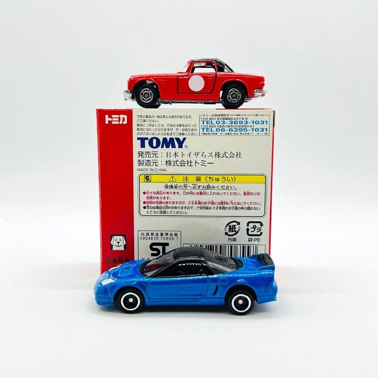 TOMICA 日版 多美小汽車 玩具反斗城限定 親子2台 Honda NSX NSX-R 本田 S800 絕版-細節圖4