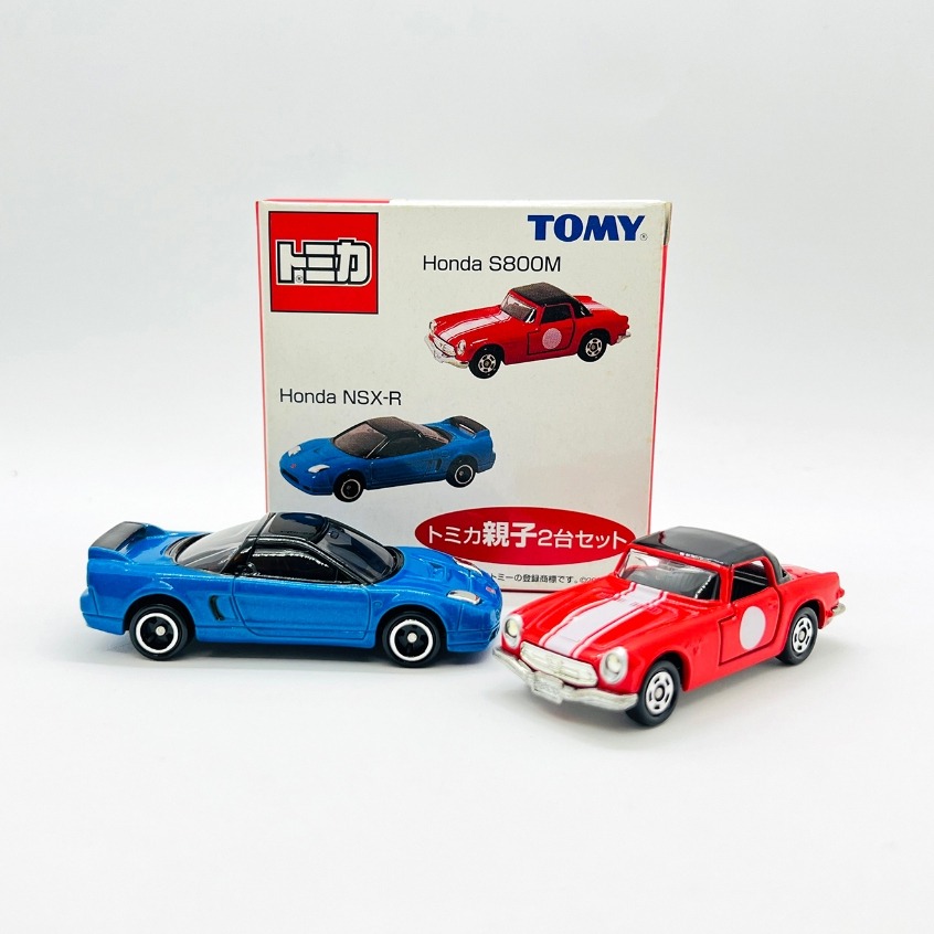 TOMICA 日版 多美小汽車 玩具反斗城限定 親子2台 Honda NSX NSX-R 本田 S800 絕版-細節圖5