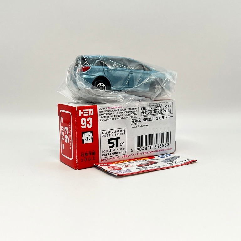 TOMICA 多美小汽車 NO.93 豐田 TOYOTA WISH 新車貼 2009 絕版-細節圖3