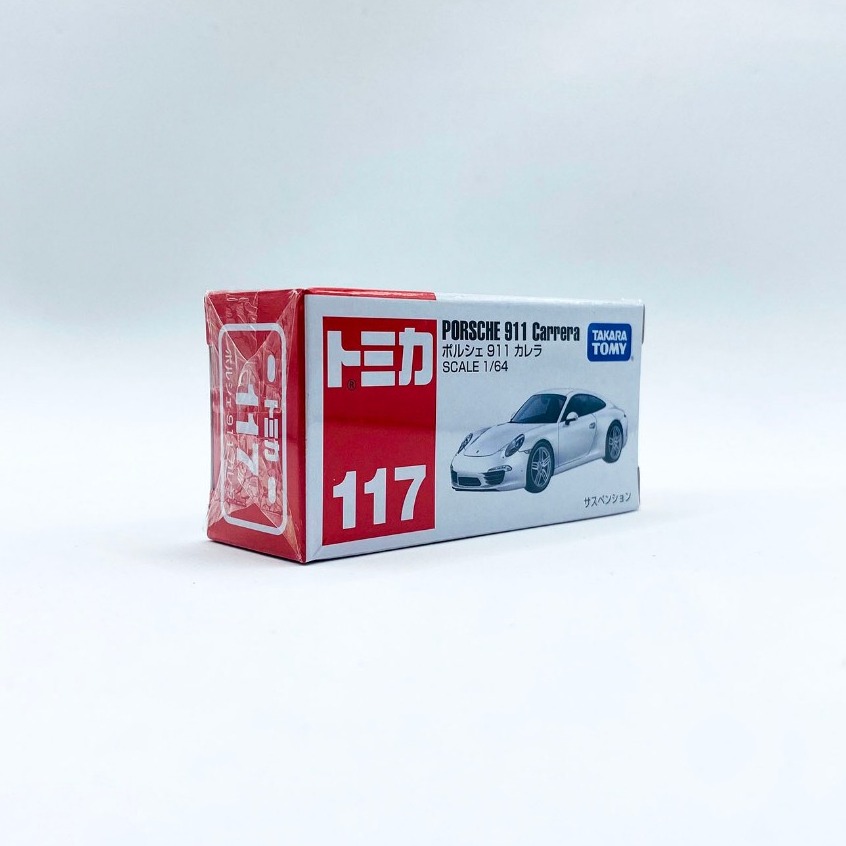 TOMICA 多美小汽車 NO.117 PORSCHE 911 CARRERA 一般 全新未拆 絕版 附膠盒-細節圖2