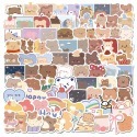 【Happy Store】102張卡通韓系小熊塗鴉貼紙/裝飾行李箱摩托車筆記本/防水DIY-規格圖2