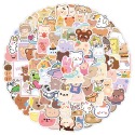 【Happy Store】100張多款可愛小熊塗鴉貼紙/裝飾行李箱筆記本/防水DIY-規格圖2