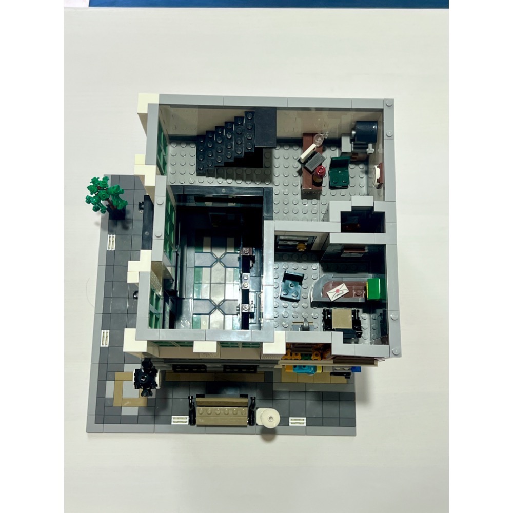 <台北> 10251 絕版街景 磚塊銀行 已組無缺-細節圖7