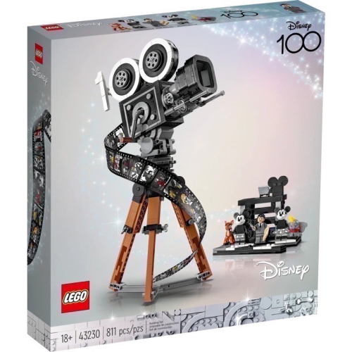 &lt;可用券&gt; LEGO 樂高 43230 Disney 迪士尼 向華特.迪士尼致敬 拆售攝影機