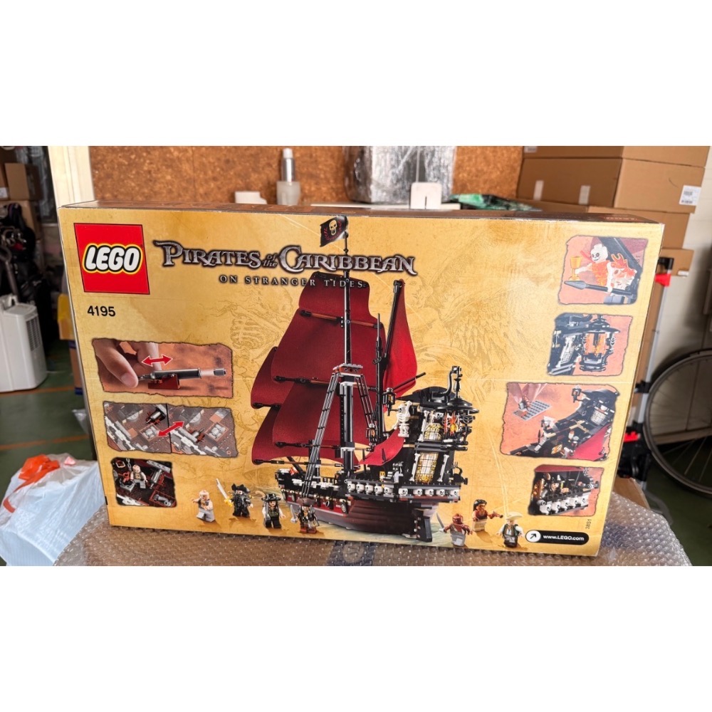 <台北> LEGO 樂高 神鬼奇航 4195 安妮皇后號 全新未拆-細節圖2