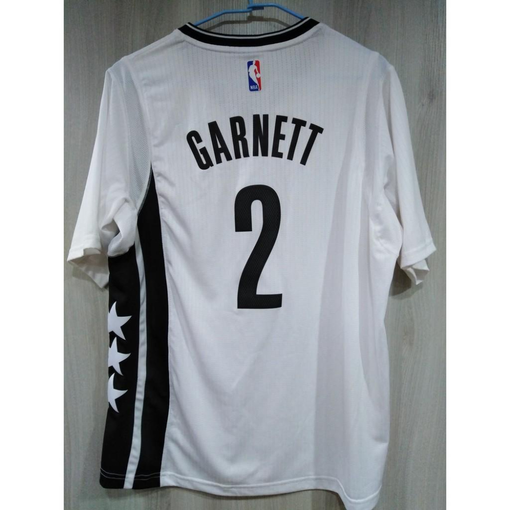 NBA球衣 籃網隊 Kevin Garnett 2號 ADIDAS M號-細節圖2