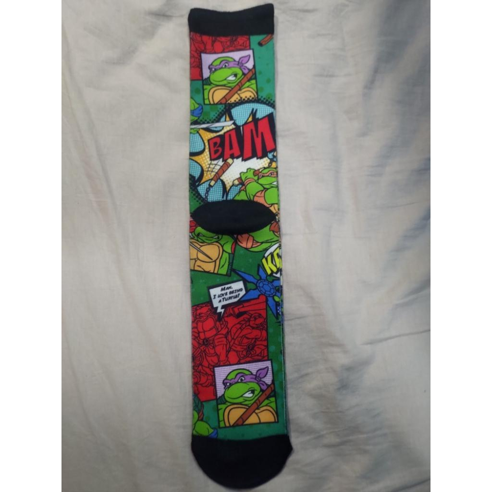 BIOWORLD Ninja Turtles crew socks 全新忍者龜小腿襪-細節圖2