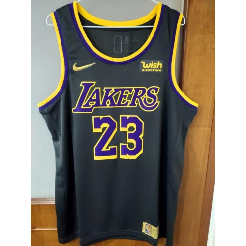 NBA球衣 LeBron James 湖人隊獎勵球衣 含原生贊助標球衣 NIKE SW48L 全新含吊牌