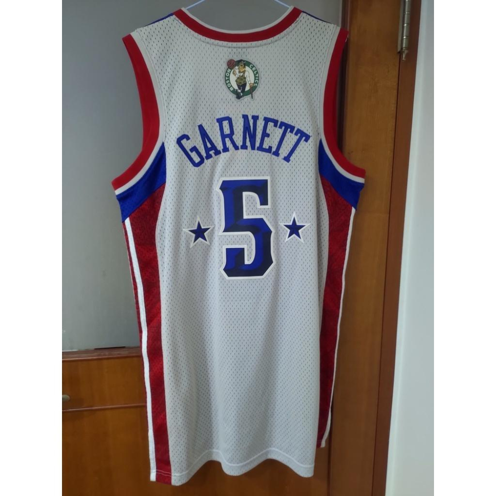 NBA Kevin Garnett 2008年紐奧良明星賽AllStarGame Adidas SW球衣L號全新含吊-細節圖2