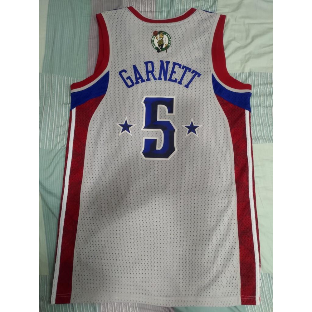 NBA Kevin Garnett 2008年紐奧良明星賽AllStarGame Adidas SW球衣L號全新含吊-細節圖4