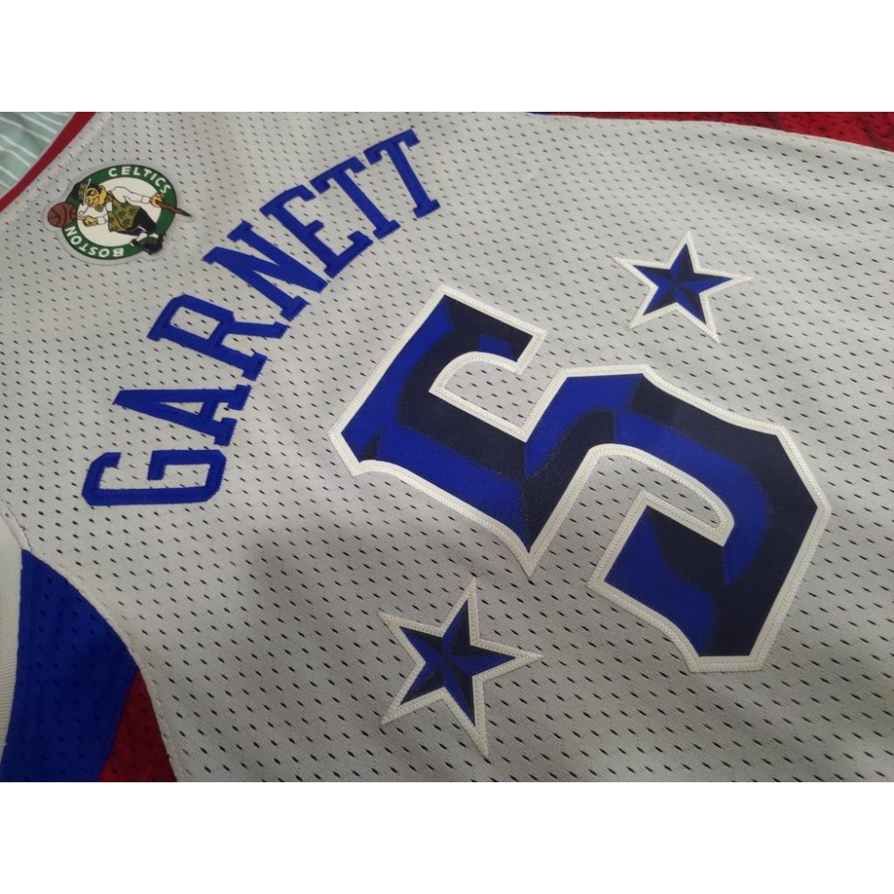 NBA Kevin Garnett 2008年紐奧良明星賽AllStarGame Adidas SW球衣L號全新含吊-細節圖6